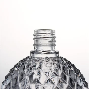 1 Buc 100 ml Portabil Vintage Cristal de Sticlă Sticla de Parfum Cu Airbag Gol Cosmetice Mini Reîncărcabile Sticla Pentru Călătorie