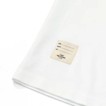 SIMWOOD 2021 Vara Noi Regulat se Potrivesc Contrast de Culoare tricouri Barbati Logo-ul de Imprimare Bumbac Confortabil Topuri Plus Dimensiune Îmbrăcăminte de Brand