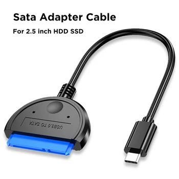 Tip-C pentru Adaptor SATA 2.5 Inch USB 3.0 Super Speed Computer prin Cablu Convertor Extern Hard Disk Driver Adaptor