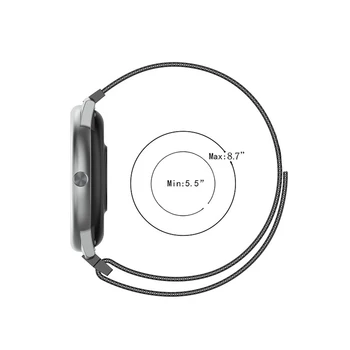 Milanese Watchband Pentru Xiaomi LS05 Brățară din Oțel Inoxidabil Trupa Curea Pentru Xiaomi Haylou Solare LS05 Magnetic Incuietoare Centura de Plasă