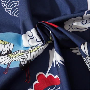 Tradițional, Japonia, Asia De Haine Yukata Femei, Kimono Albastru Cardigan Vara Macara De Imprimare Tricou Casual De Top Kawaii Cosplay Costum Sexy