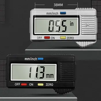 150mm 6 Inch LCD Digital Electronic Fibra de Carbon Șubler cu Vernier Gauge Micrometru Instrument de Măsurare de Înaltă Rezistență Digital Etriere