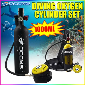 DCCMS Scuba Diving Cilindru Mini Rezervor de Oxigen Set aparat de Respirat cu Aer Rezervor pentru Snorkeling Respirația Echipamente de Scufundări DS-410