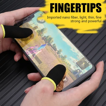Jocuri Degetul Maneca Controler De Joc Sweatproof Mănuși Respirabil Degetelor Pentru Jocuri Pentru Telefoane Mobile Cu Ecran Tactil Cu Degetul Pătuțuri De Acoperire