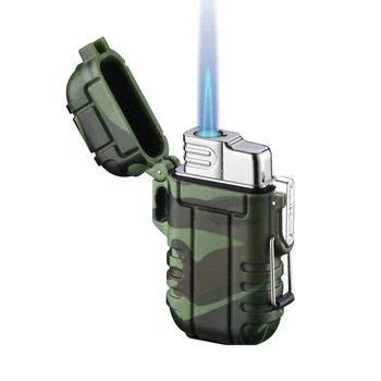 Rezistent la apa Gaz Butan de Bricheta IP67 Lanterna Conducta Pentru aer liber, Locuri de Campare Bricheta Pentru Nefumători Gadget-uri pentru Barbati de Ziua de nastere