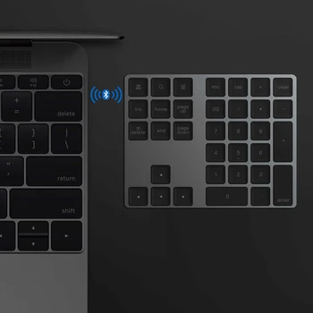 Fără Fir Bluetooth 3.0 Tastatură Numerică 34 Taste Tastatură Digitală pentru Contabil Casier Windows, IOS, Mac OS, Android, PC, Tableta, Laptop