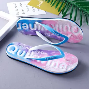 Apanzu flip flops pentru femei de moda doamnelor 2021 tendință de Vară în Afara Papuci Moi Pantofi Casual Plaja Plat cu tobogane pentru femei