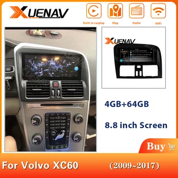 8.8 Inch Auto Multimedia Player Android pentru VOLVO XC60 2009 - 2017 Navigatie GPS Radio Nu DVD Player Capul Unitatea 2 Din Android