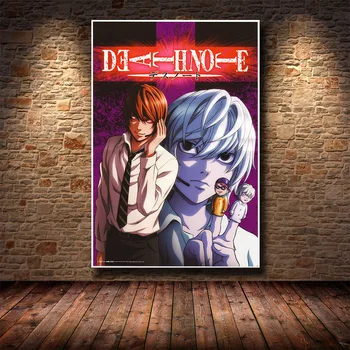 Anime-ul japonez de Film Death Note HD Imprimare Panza Pictura Poster Camera de zi de Decorare Dormitor Pictura Prieteni Cadou