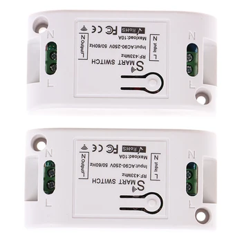 De Vânzare la cald 433 Mhz RF Smart Switch Wireless RF Receptor Timer Releu de Control de la Distanță Telefonul de Înaltă Calitate de Vânzare Fierbinte