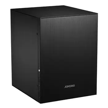 Jonsbo C2 din Aluminiu Caz de Calculator Desktop PC Șasiu pentru Mini-ITX, microATX Suport placa de baza/alimentare ATX/80MM Caz de Calculator