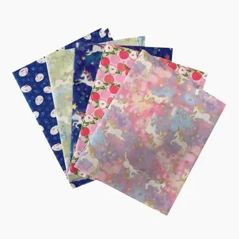 4/5Pcs/Set Print Floral Cusut Patchwork Material Pânză Tesatura de Bumbac lucrat Manual Vintage Stil Mixt de Cusut Mozaic 20*25CM