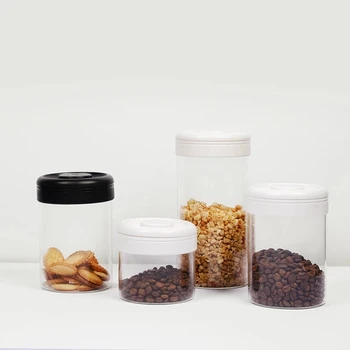 TIMPMAI Vacuum de depozitare sticlă sticlă închisă ermetic Cafea Rezervor de stocare Cereale Alimentare Recipient de Stocare Poate Borcan Transparent