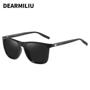DEARMILIU Brand Unisex Retro Aluminiu+TR90 ochelari de Soare Lentile Polarizate Vintage Ochelari, Accesorii Ochelari de Soare Pentru Barbati/Femei 6108