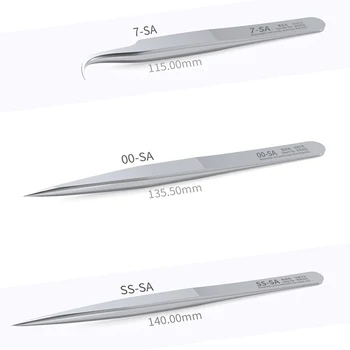 Qianli Non-Magnetic Pensete din Oțel Inoxidabil Duritate Mare Precizie, Penseta pentru Telefonul Mobil Reparații Clip de Zbor Instrumente de Linie de