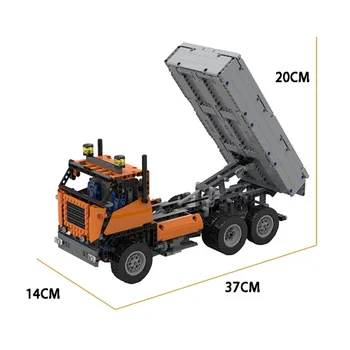 High-Tech seria Inginerie vehicul MOC-24114 Basculantă Dump truck MOC-9551 încărcător Frontal bloc caramida jucării pentru copii cadouri