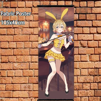 Anime Poster Kanojo Okarishimasu Ichinose Chizuru Nanami bunny perete scroll 105cm Printuri de Arta Acasă Decorare Camera