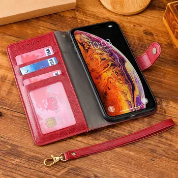 Pentru Xiaomi Mi Nota 10 Pro Lite De Lux Curea Cu Fermoar Portofel Geanta De Piele Flip Caz Titularul Cardului De Telefoane Mobile Capac De Protectie