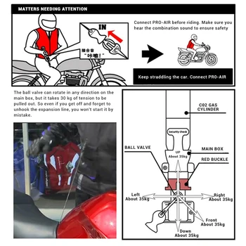 Sacou motocicleta Motocicleta airbag Vesta Moto cu airbag-Vestă de Vară de Curse Motocross de Echitatie Airbag Certificare CE