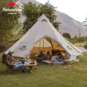 Naturehike 3-4 Persoane Piramidă Mare Cort De Familie Adăpost De Soare De 20 De Metri Pătrați Impermeabil Pentru Aer Liber Camping Drumetii Picnic
