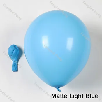 129pcs Mat Albastru deschis Portocaliu Ghirlanda Baloane Galben Roz Baby shower Balon Arc Ziua de Gen Dezvăluie Consumabile Partid