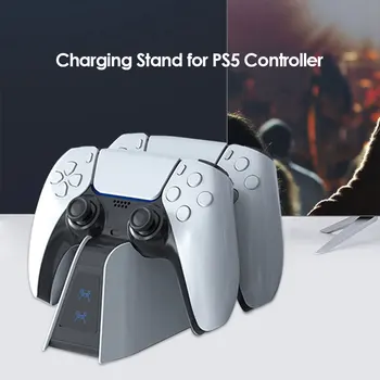Pentru PS5 Controler Wireless Charging Dock Pentru DualSense Incarcator Dual Rapid de Încărcare Stație de Andocare Dock Pentru PlayStation5 Controller