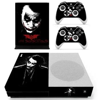 DC Joker Piele Autocolant Decal Pentru Microsoft Xbox One S Consolă și Controlorii de Piei de Autocolante pentru Xbox Slim Piele, Vinil