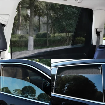 1buc Accesorii Auto Magnetic parasolar Auto UV Proteja Perdea Geam Lateral Culisant Plasă Parasolar Geam de Protecție Filme