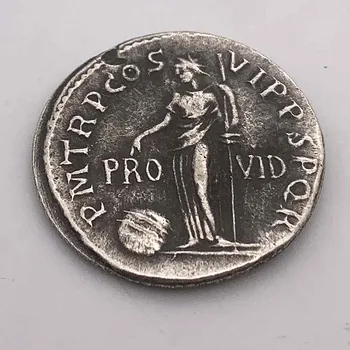 Greacă Goddess16mm Cupru Antic Vechi Medalie De Argint Monedă Comemorativă Insigna De Colectie Cadou Ms01