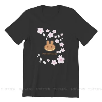 Cryptocurrency Miner PancakeSwap Sakura Tricou Clasic Adolescent Gotic De Înaltă Calitate Tricou Marime Mare O-Gât Bluze