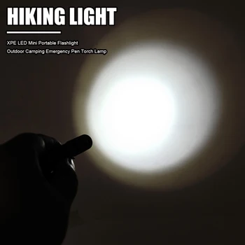 Portabil Mini Lanterna LED-uri Ultra Luminoase în aer liber Camping Drumetii de Urgență Torch Lampă de Iluminat AAA Baterii Lanterne