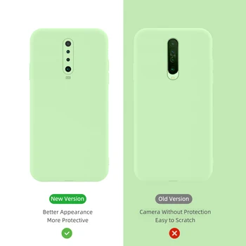 Lichid de Silicon Caz de Telefon Pentru Xiaomi Mi Poco M3 F2 F3 X2 X3 NFC Pro Simplu rezistent la Șocuri de Lux Moale Capacul Protector