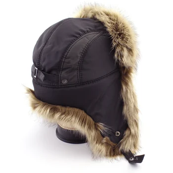 BFDADI Bombardier Pălării de bărbați de iarnă capac timp tesatura pălărie capace de iarnă lei feng termică schi pălărie bărbați de protecție pentru urechi Transport Gratuit
