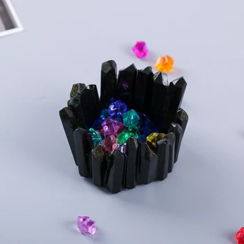 DIY Cristal Epoxidice Cutie de Depozitare Rășină Mucegai Suport Lumanare Ornament Silicon Mucegai