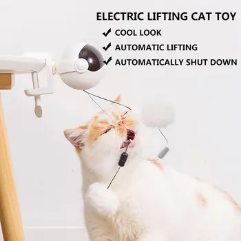 Electric Jucării Pentru Animale De Companie Automată A Trata Pisica Jucarie De Ridicare Minge De Pene Pisica Jucarii Interactive Puzzle Inteligent Aprovizionare Pentru Animale De Companie Pisica Produse