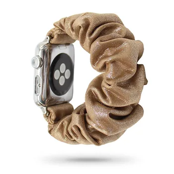 Moda Tipărite Inel de Păr Banda Curea Bratara Pentru Apple Iwatch 38mm 40mm 42mm 44mm Materialul Rezistență Picătură Watchband Strans Cureaua