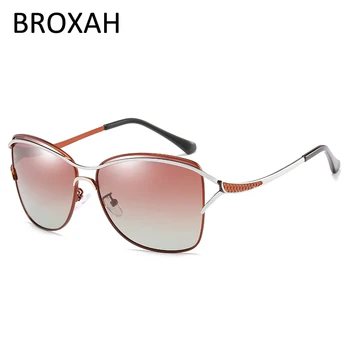 Brand de lux de Designer Polarizat ochelari de Soare Femei 2020 Doamnelor de Conducere Ochelari de Soare de sex Feminin Metal UV400 Ochelari de Oculos De Sol
