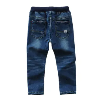 Copiii Blugi Pantaloni de Primavara/Toamna pentru Copii Casual Elastic Pantaloni din Denim de Bumbac Pentru Baieti 90-160 CM Purta Dwq927