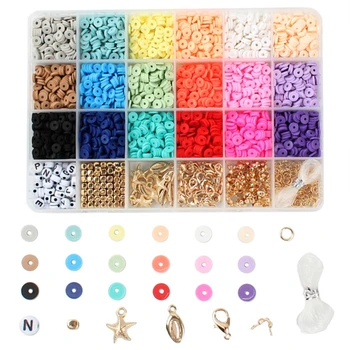 24 Grile Cutie de Depozitare Margele pentru DIY Face Coliere Bratari Craft Set Kit Creativitatea Plastic Metal de Formă Neregulată