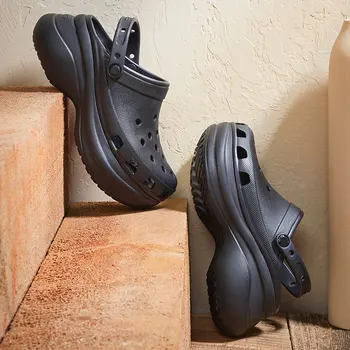 Girseaby Sandale Saboti pentru Femei 2021 Trend Pantofi de Vara pentru Femei Platforma Grădină Crește în aer liber Croks Papuci de Plaja Clește