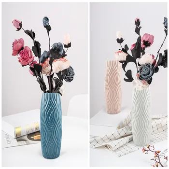 Imitație De Vaza Ceramica Decor Acasă Incasabilă Ghiveci Nordic Acasă Decorare Din Plastic Vaza De Flori Vaze Decorative Moderne