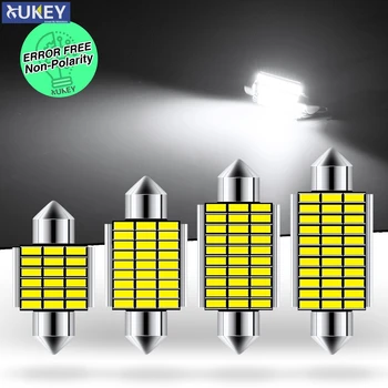 Xukey 2 buc Masina de Semnal de Interior Lampa C5W C10W Feston DUS Dom Portbagaj Lumina de Citit Becuri 31mm 36mm 39mm 41mm 12V Super Luminoase