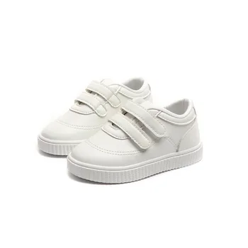Noua Moda De Înaltă Calitate Băieți Alb Sneaker Toddler Copii Plat Pantofi Casual Copii Copii Copii Pantofi De Fata Copilul Pantofi De Funcționare