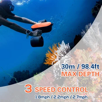 Mare subacvatice Scuter Bluetooth Scufundări Scuter de Apă RC cu Motor Seascooter pentru Sporturi de Apă, Snorkeling, Piscina Copii Adulți