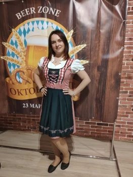 S-4XL Tradiționale Femei Costum Oktoberfest German Oktoberfest Bavarez Bere Dirndl Rochie de Cosplay Rochie de Petrecere