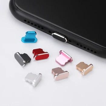 1BUC Metal Colorat Anti Praf Încărcător Dock Plug Dop de Capac de Acoperire pentru iPhone X XR Max 8 7 6S Plus Accesorii Telefon Mobil