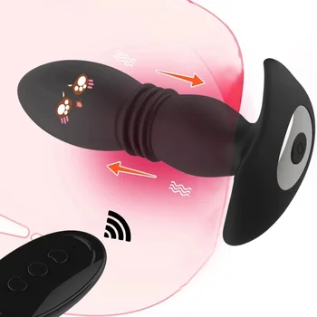 Wireless Anal Vibrator Masturbatori Sex Jucării Control De La Distanță Telescopic Dildo Vibrator Anal Sex Masculin, Prostata Pentru Masaj Dop De Fund