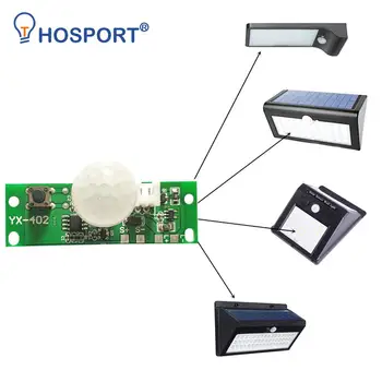 3.7 V Automată de Încărcare Solară Circuit Lumina de Noapte de Control a Modulului Senzorului de Fibre de Sticlă Fabricare Trei Lumină pe Moduri