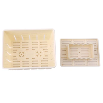 1 Set de BRICOLAJ din Plastic Tofu de Presă Mucegai Tofu de Casă Mucegai Caș de Soia Tofu Face Mucegai, Fără Cârpă de Bucătărie de Gătit Set de scule