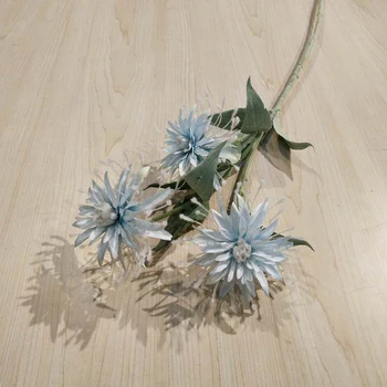 3 capete de Crizanteme Artificiale Flori de Mătase Petrecere de Nunta Florale de Plastic Fals Flori Garden Home Decor Petrecere